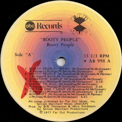 Booty People : Booty People (LP, Album, Gol)