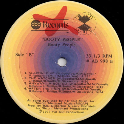 Booty People : Booty People (LP, Album, Gol)
