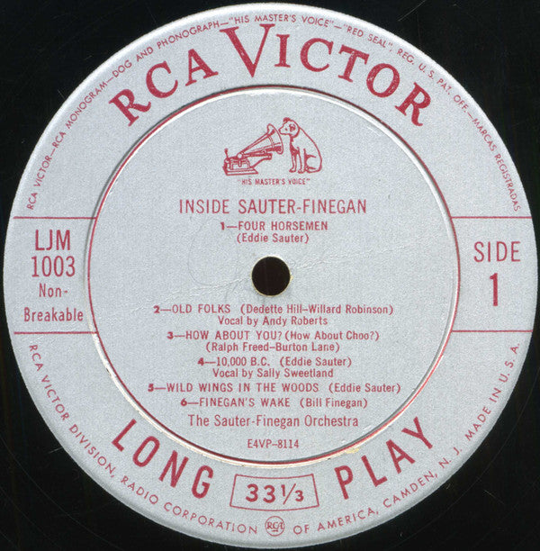 The Sauter-Finegan Orchestra* : Inside Sauter-Finegan (LP, Album, Mono, Ind)