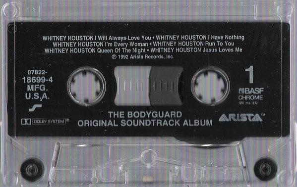 Various : The Bodyguard (Original Soundtrack Album) (Cass, Album)