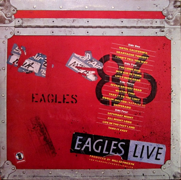 Eagles : Eagles Live (2xLP, Album, SP )