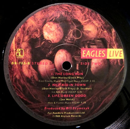 Eagles : Eagles Live (2xLP, Album, SP )