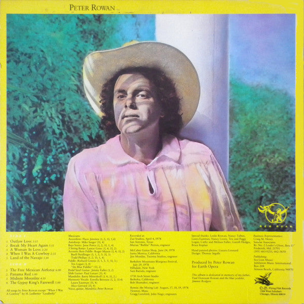 Peter Rowan : Peter Rowan (LP, Album)