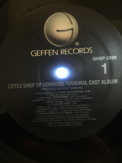 Howard Ashman & Alan Menken : Little Shop Of Horrors - Original Cast Album (LP, Album, Spe)