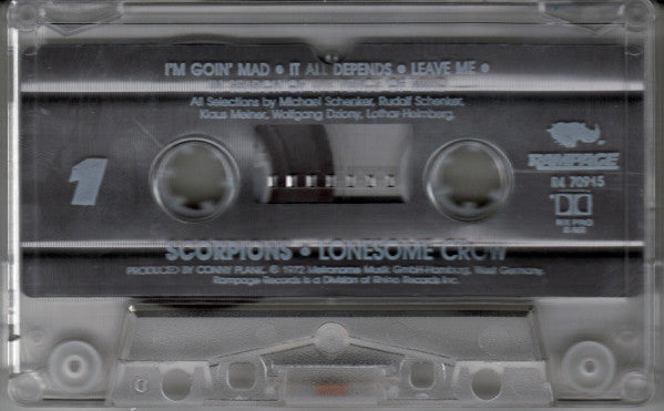 Scorpions : Lonesome Crow (Cass, Album, RE)