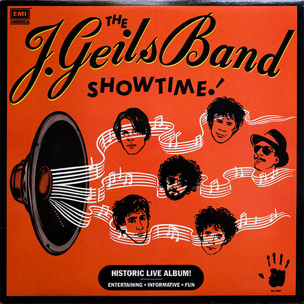 The J. Geils Band : Showtime! (LP, Album, Win)