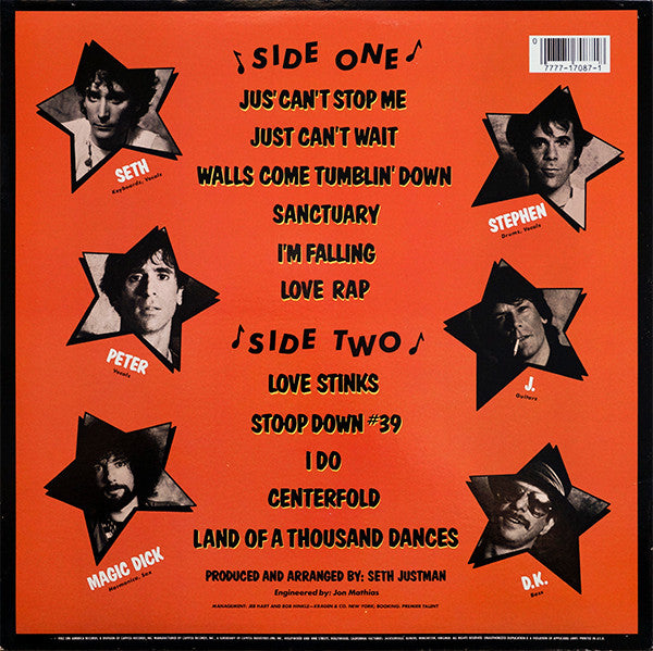 The J. Geils Band : Showtime! (LP, Album, Win)