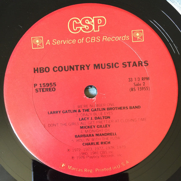Various : HBO Country Music Stars (LP, Comp)