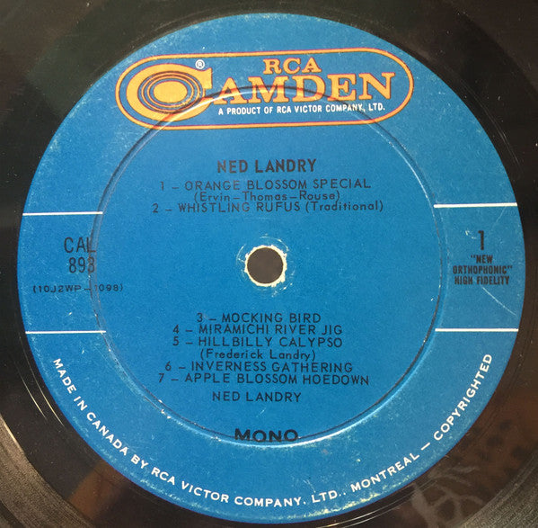 Ned Landry : Ned Landry (LP, Album, Mono)
