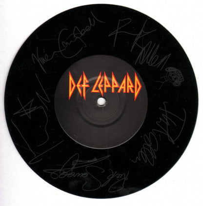 Def Leppard : Heaven Is (7", S/Sided, Single, Etch, S/Edition, Pap)
