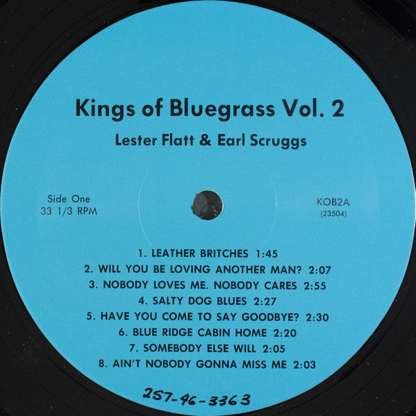 Lester Flatt, Earl Scruggs* & The Foggy Mountain Boys : Kings Of Bluegrass, Vol. 2: Early '50's Radio Broadcasts (LP, Comp)