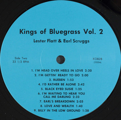 Lester Flatt, Earl Scruggs* & The Foggy Mountain Boys : Kings Of Bluegrass, Vol. 2: Early '50's Radio Broadcasts (LP, Comp)
