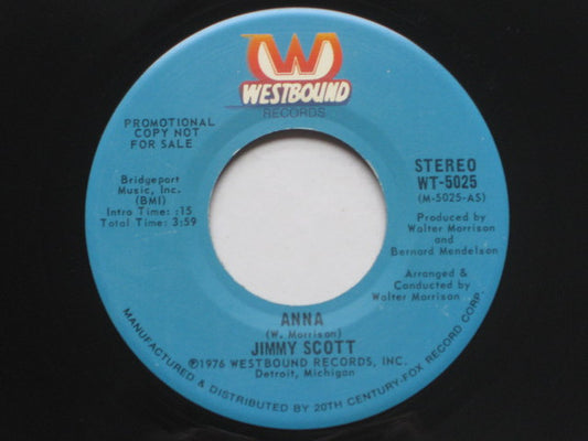 Jimmy Scott (6) : Anna (7", Mono, Promo)
