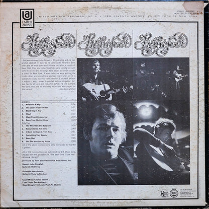 Gordon Lightfoot : Did She Mention My Name (LP, Album, RE)