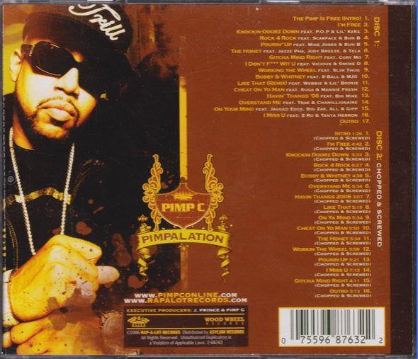 Pimp C : Pimpalation (The Pimp Is Free!) (2xCD, Album)