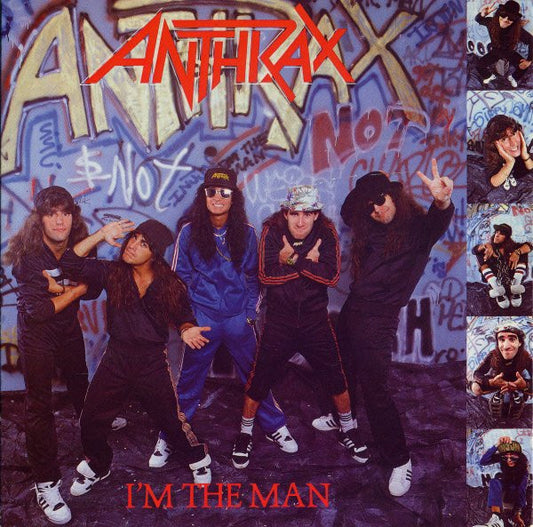 Anthrax : I'm The Man (7", Single, Sil)