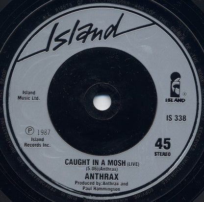 Anthrax : I'm The Man (7", Single, Sil)