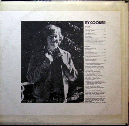 Ry Cooder : Ry Cooder (LP, Album, Pit)