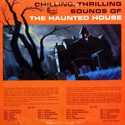 No Artist : Chilling, Thrilling Sounds Of The Haunted House (LP, Album, Mono, RE, ® O)