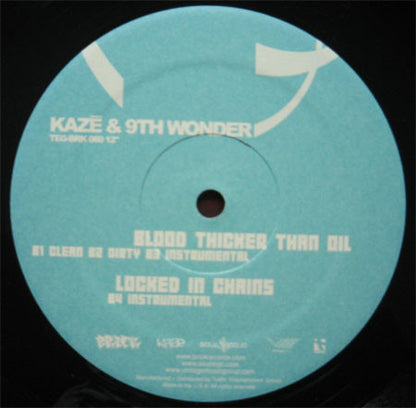 Kazē* & 9th Wonder : Last Laugh / Locked In Chains / Blood Thicker Than Oil (12")