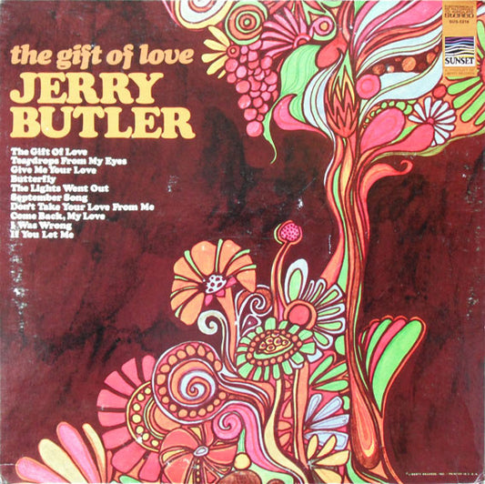 Jerry Butler : The Gift Of Love (LP, Album)