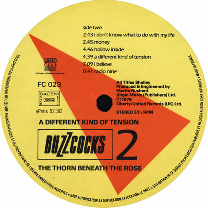 Buzzcocks : A Different Kind Of Tension (LP, Album, RE)