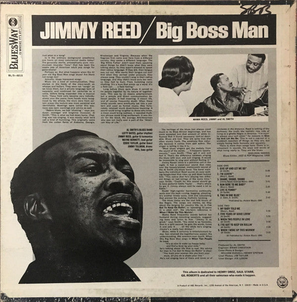 Jimmy Reed : Big Boss Man (LP, Album)