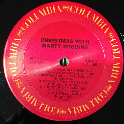 Marty Robbins : Christmas With Marty Robbins (LP, RE)