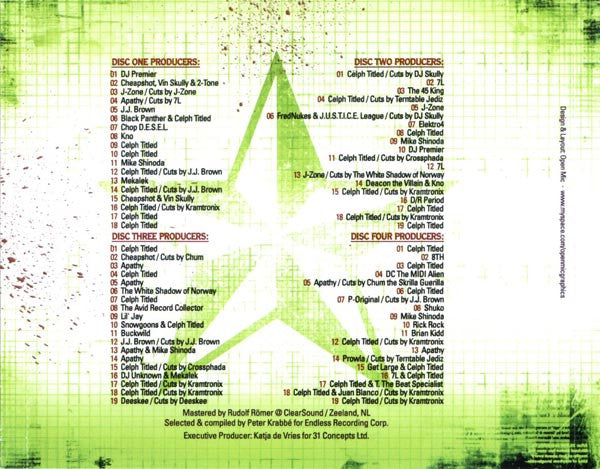 Celph Titled : The Gatalog: A Collection Of Chaos (4xCD, Comp, Ltd, RM)