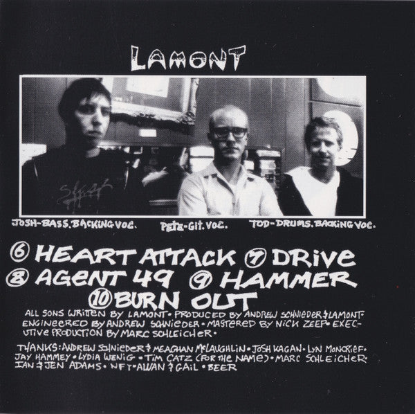 Rock City Crime Wave* Versus Lamont (6) : Double EP! 5 Songs By Each Band! (CD, EP)