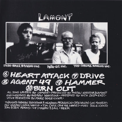 Rock City Crime Wave* Versus Lamont (6) : Double EP! 5 Songs By Each Band! (CD, EP)