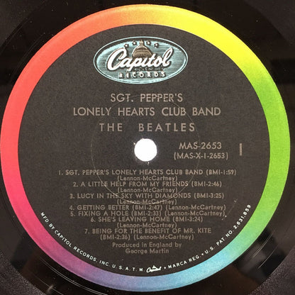 The Beatles : Sgt. Pepper's Lonely Hearts Club Band (LP, Album, Mono, Scr)