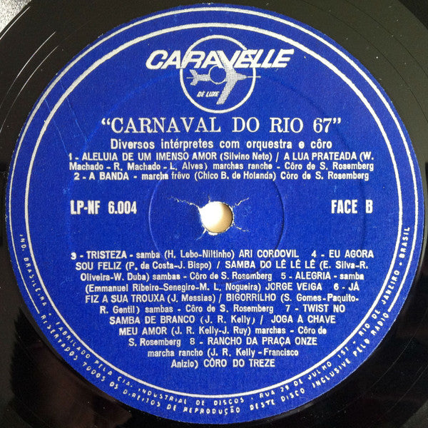Various : Carnaval Do Rio 67 (LP)
