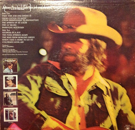 Johnny Paycheck : Take This Job And Shove It (LP, Album, Pit)