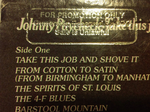 Johnny Paycheck : Take This Job And Shove It (LP, Album, Pit)