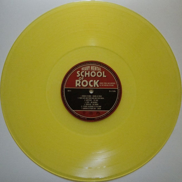 Various : School Of Rock (Music From And Inspired By The Motion Picture) (LP, Yel + LP, S/Sided, Etch, Red + Comp, RE, S/Edi)