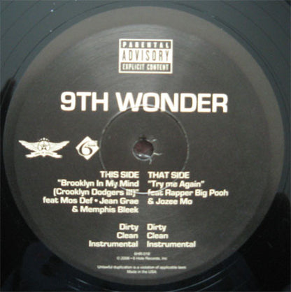 9th Wonder : Brooklyn In My Mind (Crooklyn Dodgers III) (12")