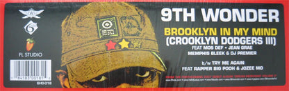 9th Wonder : Brooklyn In My Mind (Crooklyn Dodgers III) (12")
