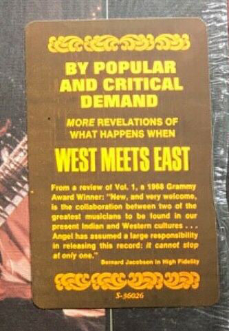 Yehudi Menuhin, Ravi Shankar : West Meets East - Album 2 (LP, Album, Scr)