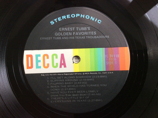 Ernest Tubb : Sings Just Call Me Lonesome (And Other Great Songs By Rex Griffin) (LP, Album)