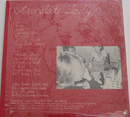 Zeitgeist (5) : Translate Slowly (LP, Album)