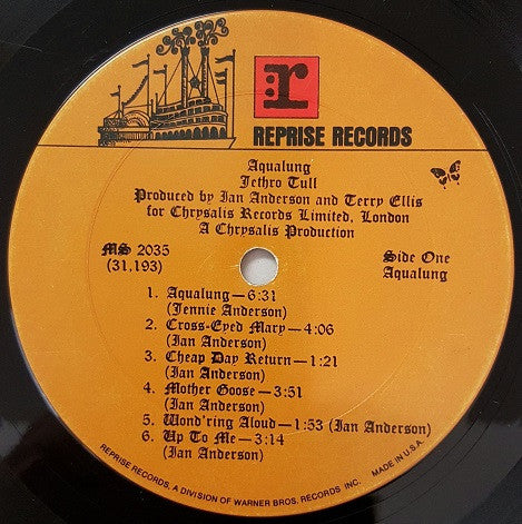Jethro Tull : Aqualung (LP, Album, Gat)