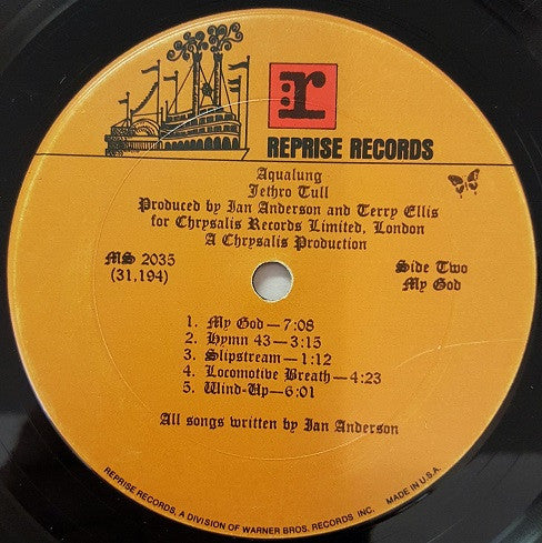 Jethro Tull : Aqualung (LP, Album, Gat)