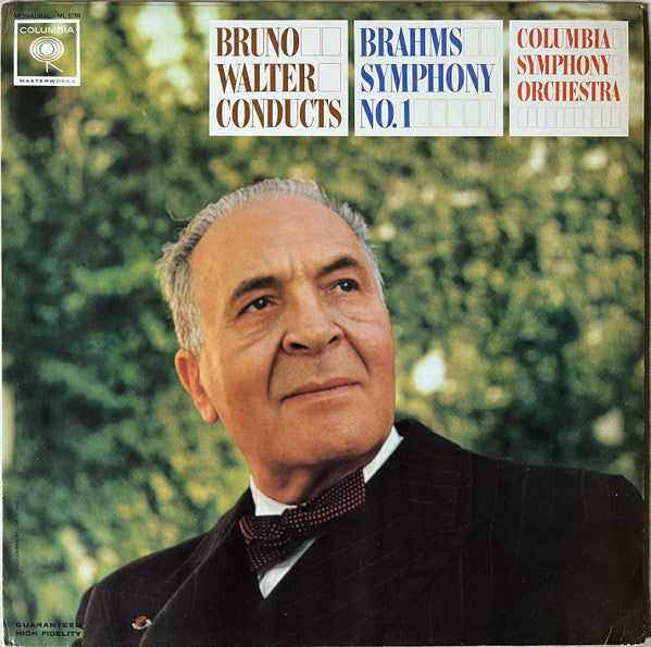 Brahms* - Bruno Walter, Columbia Symphony Orchestra : Symphony Nr. 1 (LP, Mono)