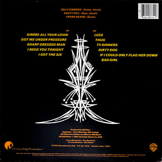 ZZ Top : Eliminator (LP, Album, Win)