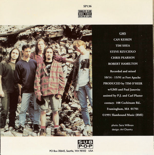 Green Magnet School : Singed / Slipper (7", Single, Ltd, Yel)