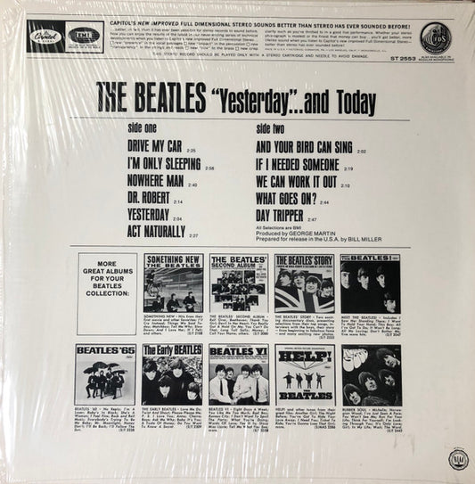 The Beatles : Yesterday And Today (LP, Album, Comp, RE, Win)