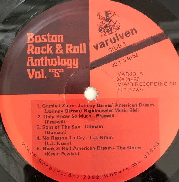 Various : Boston: Rock & Roll Anthology Volume #5 (LP, Comp)