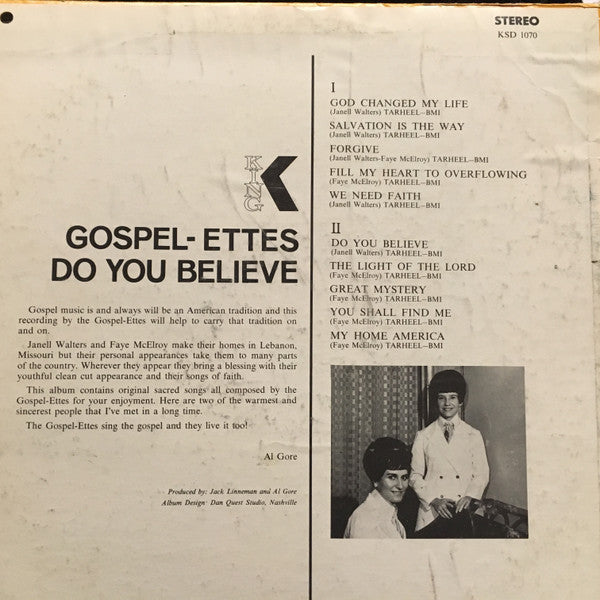 Gospel-Ettes* : Do You Believe (LP)