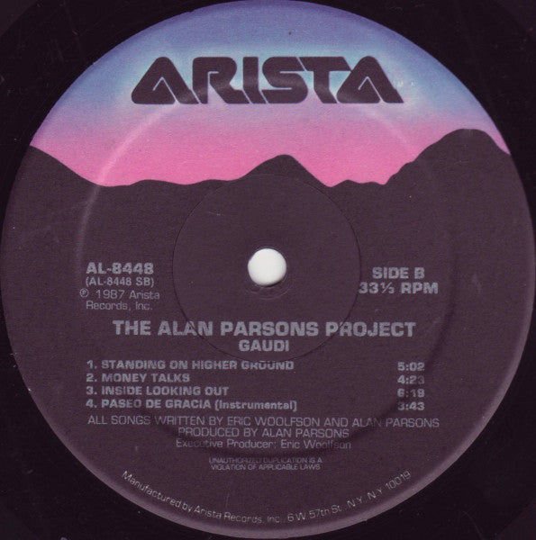 The Alan Parsons Project : Gaudi (LP, Album)